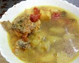A picture of step 3 of Chicken with Vegetables soup.