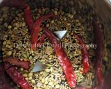 A picture of step 7 of OLIVE PICKLE (JOLPAI ACHAR) without garlic.