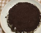 Foto langkah ke 6 dari resep Green Tea Oreo Almond Cake.