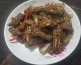 A picture of step 5 of Chinese Stir Fry Black Pepper Beef Ribs 黑椒牛仔骨.