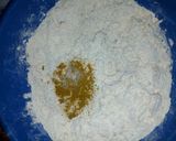 A picture of step 2 of Flour moi moi.