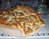 صورة لخطوة 9 من وصفة بيتزا كاري بباتي الدجاج الحار 🌶️🍕