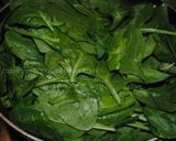 A picture of step 2 of Green rice (Zamarod pilaf).