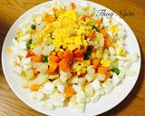 Hình bước làm 2 của món Salad rau củ Nga