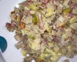 Une image de l'étape 6 de Gratin crozets-poireaux-lardons.