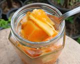 Foto langkah ke 5 dari resep Pudding Jelly Orange 🍊Mango 🥭dalam Stoples (in jar 🫙).