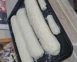 Foto del paso 5 de la receta: Pan casero, relleno de jamón y queso 🙃