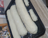 Foto del paso 5 de la receta: Pan casero, relleno de jamón y queso 🙃