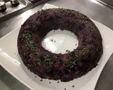 Une image de l'étape 14 de Couronne de riz au chou rouge.