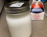 A picture of step 2 of Homemade Butter & Buttermilk.