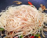 รูปขั้นตอนการทำที่ 4 ของ เมนูเส้น สปาเก็ตตี้ผัดพริกหวาน