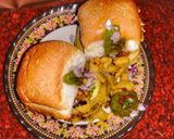 A picture of step 21 of Vada pav or vada pav.