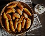 Foto langkah ke 4 dari resep Potato Wedges.