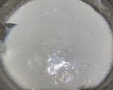 A picture of step 2 of Caramel phirni.