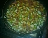 A picture of step 7 of Title:yam and cucumber egg sauce.