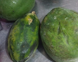 Foto del paso 1 de la receta: Dulce de papaya con buñuelo de harina