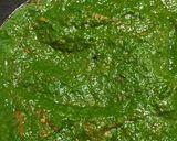 A picture of step 4 of Palak paneer.
