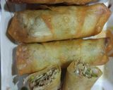 A picture of step 8 of Chicken spring roll.