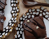 A picture of step 7 of Ragi Flour Cocoa Brownie with Mocha.