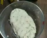 A picture of step 2 of Akki roti.