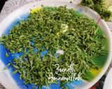 A picture of step 1 of Shade Dried Fenugreek Leaves.