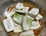 A picture of step 2 of Raw Banana Fry.