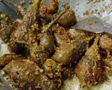 A picture of step 4 of Brinjal(small) fry.