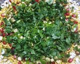 A picture of step 3 of Dhani Daliya Bhel.