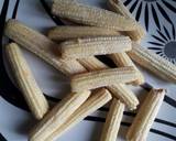 Babycorn pakude recipe step 2 photo