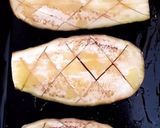 Foto del paso 1 de la receta Hamburguesas de boniato y berenjena