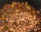 A picture of step 7 of Venison, mushroom and borlotti bean stew 🦌 🍄.