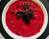 A picture of step 9 of Beetroot Pachadi.