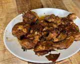 A picture of step 8 of Rabbit in Garlic and Lemon sauce.