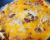 Foto del paso 2 de la receta: Tortita de maíz con queso feta y bacon