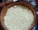 A picture of step 8 of Sweet potato puttu.