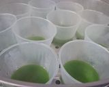 A picture of step 3 of Three-Color Steamed Layer Cake (Bánh da lợn tam sắc).