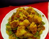 পাঁচমিশালি সব্জী ভাজি (panchmishali sabji bhaji recipe in bengali) রেসিপি ধাপ - 5 ছবি