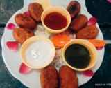 A picture of step 4 of રેસ્ટોરન્ટ સ્ટાઇલ પોટેટો નેગેટ્સ.
