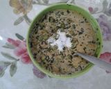 A picture of step 2 of Yummy creamy fenugreek leaves with green peas.