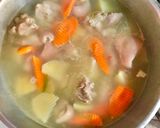 A picture of step 4 of Pork Hock Stew with Vegetables (Carrots, Potatoes, Cabbage).