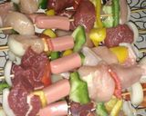 Foto del paso 4 de la receta: Brochettes a la parrilla!! 😋