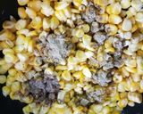 A picture of step 3 of Chatpata Corn Chaat.
