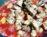 A picture of step 6 of Chilli Chicken with Fried rice.