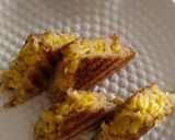 A picture of step 3 of Sweet Corn Coconut Cheese Chilli Sandwich.