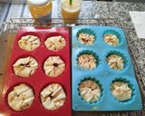 Foto del paso 6 de la receta: Pastelitos con mermelada y chocolate en obleas de empanadillas tipo argentina