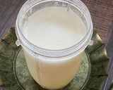 Gambar langkah 1 resipi Ais Nenas Jelly Selasih.
