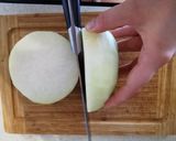 VEGÁN töltött karalábé kaporszósszal nyakonöntve recept fázis 1 fotója