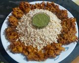 A picture of step 3 of Egg-vegetable pakoda.