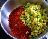 A picture of step 1 of Spicy Mango Pickle.