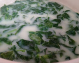 Foto del paso 3 de la receta: Crema de espinaca con pimiento y patata asada al horno con Agua de Mar